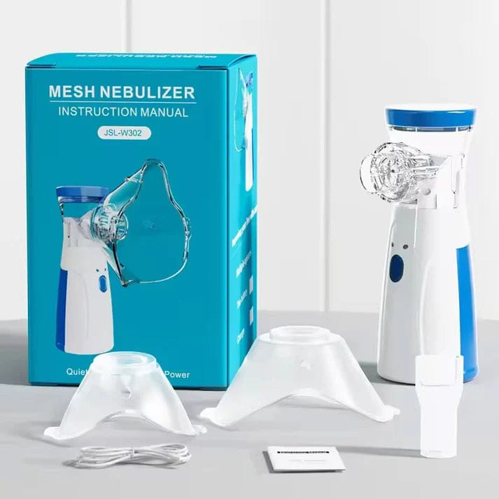 Mesh Nebulizer Machine, Portable Nebulizer Machine, Handheld Nebulizer Technology, Effective and Soundless For Respiratory System, Mini Mesh Nebulizer For Kids & Adults, Mini Inhaler Machine