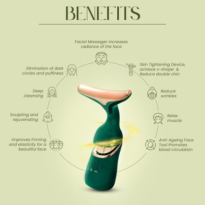 Multi-Functional Beauty Devices Anti Wrinkle Neck Facial Eye Lifting Massage Induction Skin Rejuvenation Skin Tightening Machine