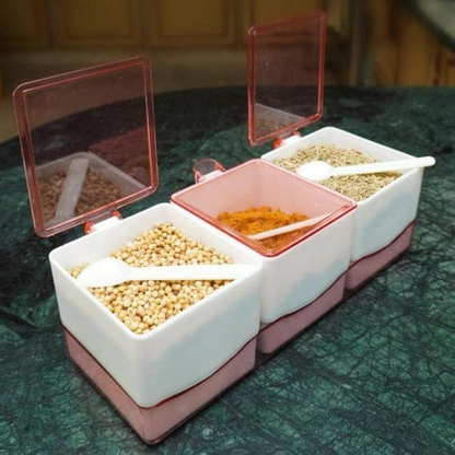 Chilleez Spice Case-3x1 - spicy box for kitchen - Masala box