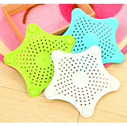 New Sink Drain Strainer Hair Catchers Rubber Shower Bathtub Floor Filter Water Stopper Silicone Bathroom Kitchen Cute Deodorant Plug Green Drain Strainer 15.2 cm