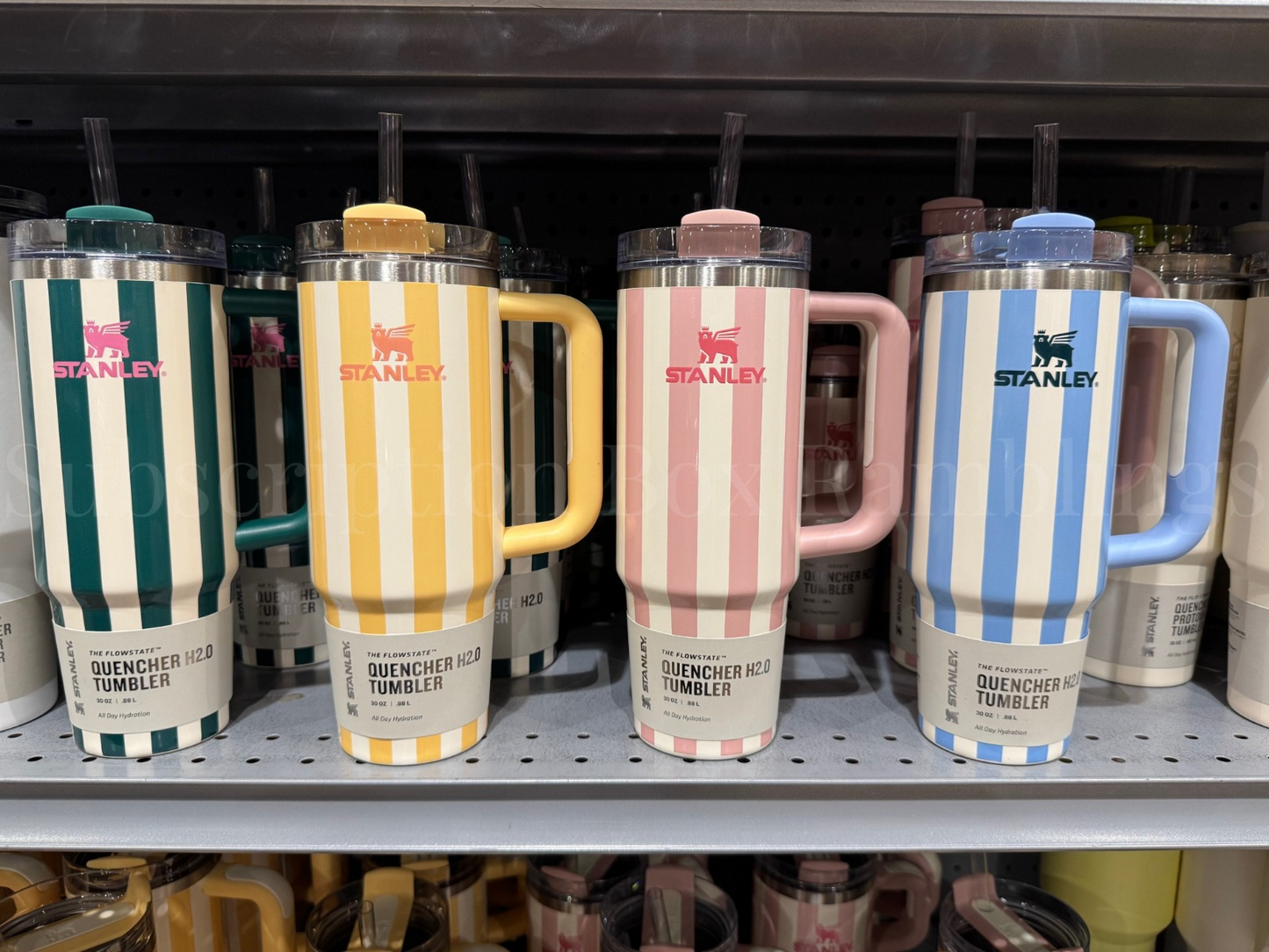 𝐒𝐓𝐀𝐍𝐋𝐄𝐘 40 OZ , 1.8 L Quencher H2.0 FlowState Tumbler Random color