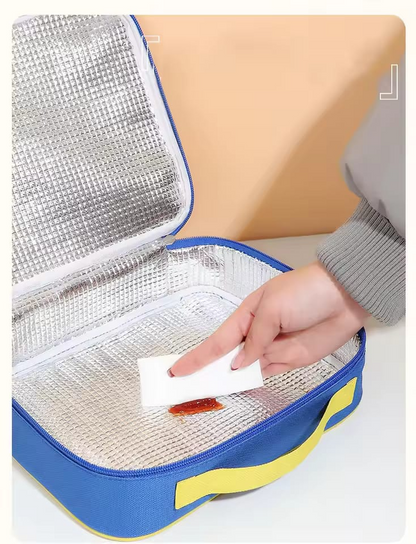 ransparent Lunch Bag for Kids Soft Insulated Lunch Bag Cooler Back to School Thermal Lunch Kit for Kids - Plus (Different colours)