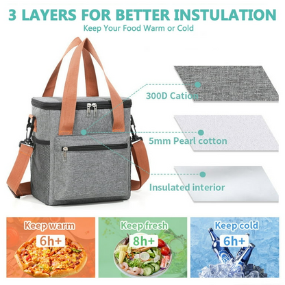 Insulated Cooler bag maintain temprature upto 4 to 5 hours