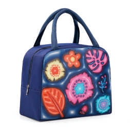 3D Cartoon Children's Lunch Bag Thermal Insulation Aluminum Foil Thick Waterproof Oxford Cloth Bento Bag Portable Tote