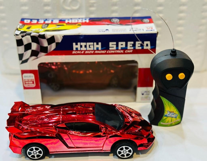 High Speed Scale Size Radio Control Car 2 Channel Metalic Color Speed Racing Car 6 INCH SIZE