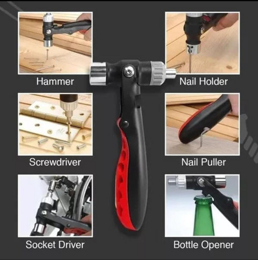 Made High Quality DIY Tool 15-in-1 Multi-Function Hammer Hand Tool Kit - ZT