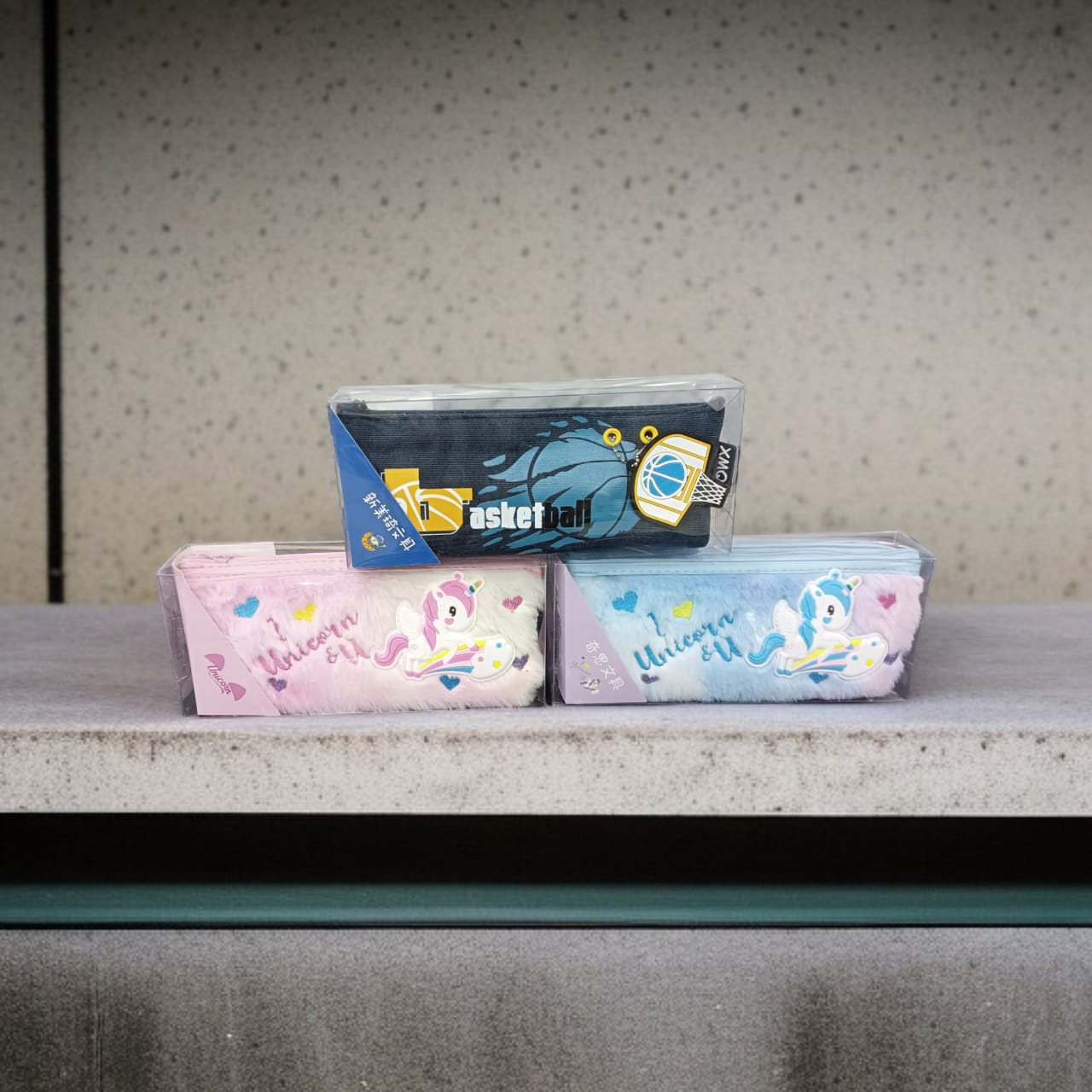 Cartoon Simple Men and Women Zipper Bag Stationery Case New Primary and Secondary School Children Large Capacity Pencil Case Pencil Case Stationery