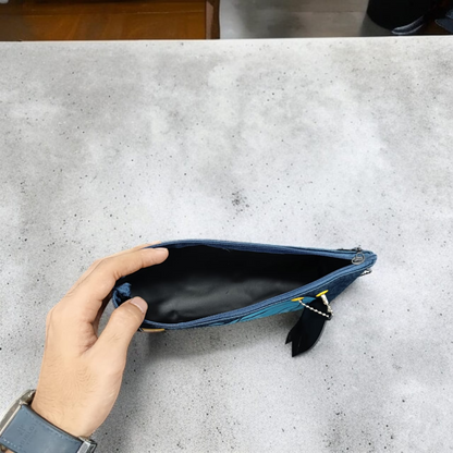 Cartoon Simple Men and Women Zipper Bag Stationery Case New Primary and Secondary School Children Large Capacity Pencil Case Pencil Case Stationery