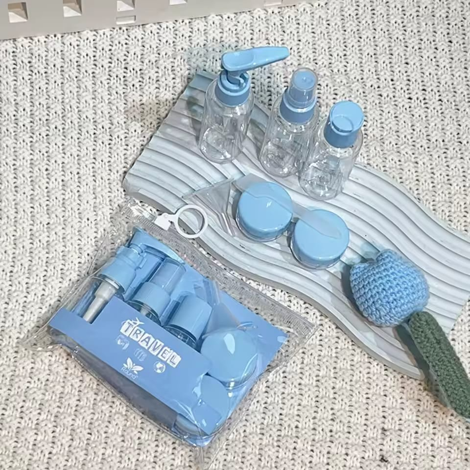 Accessories Plastic Transparent Empty Travel Bottle Cosmetics