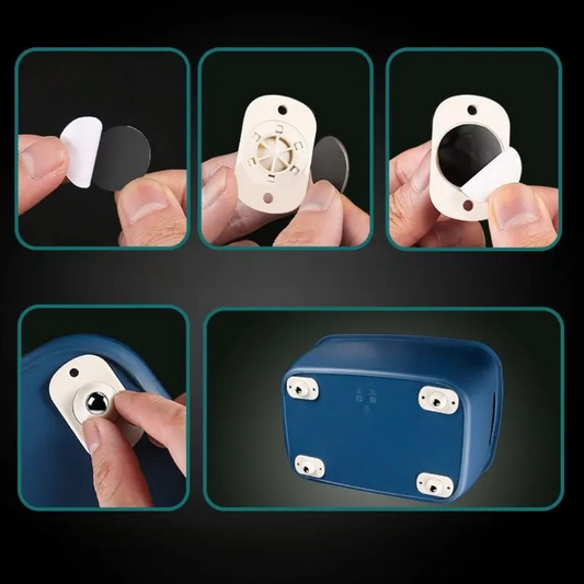 Heavy-duty Pulley Wheels 4pcs Self Adhesive Caster Wheel 360 Degree Rotation Heavy Duty Stainless Steel Ball Trash Storage Box Furniture Movement Mini Universal Sticky Pulley Self-adhesive Caster