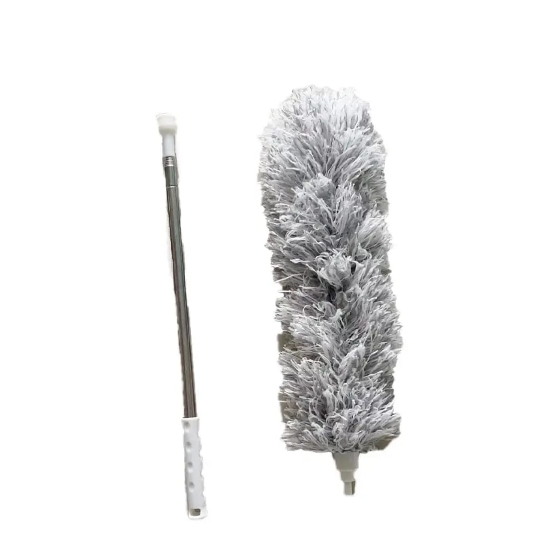 New High Quality Stainless Steel Microfiber Feather Extendable Duster Long Handle for Cleaning Fan