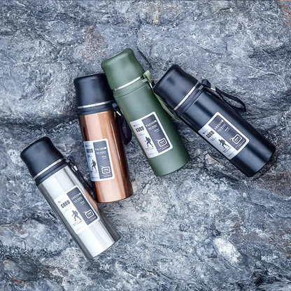 Business Vacuum Flask Stainless Steel Tumbler Portable Insulated Cup Thermos Cold and Hot Portable Bottle 1000ML