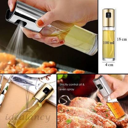 BBQ Spray Oil Bottle | Spray Oil Bottle I 200ML/300ML Olive Oil Sprayer Bottle Kitchen High-Pressure Sprayer Bottle Leak-Proof BBQ Air Fryer Sprayer Oil Camping Cookware Tool